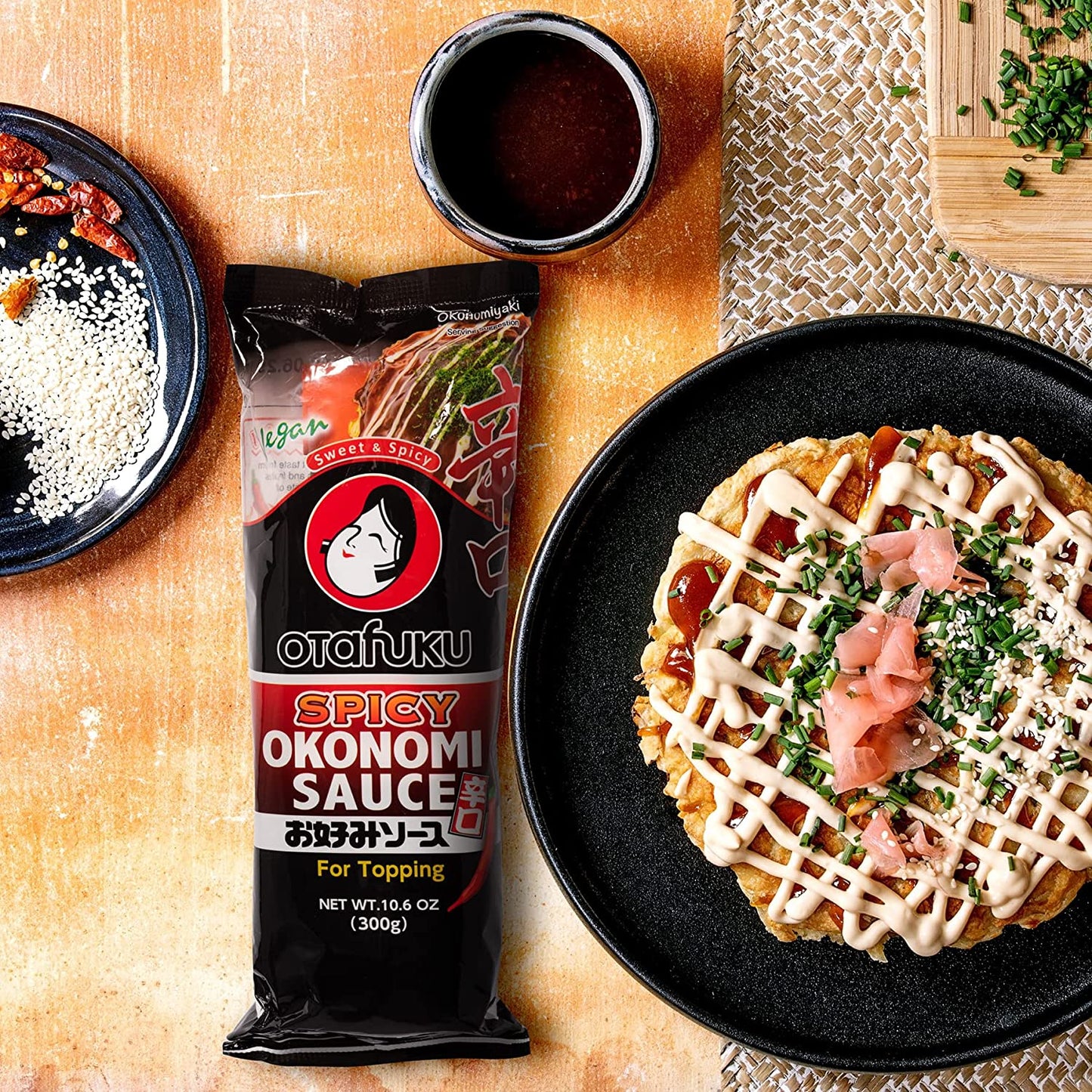 Otafuku Okonomiyaki Sauce Spicy 254ml オタフク　お好みソース　辛口