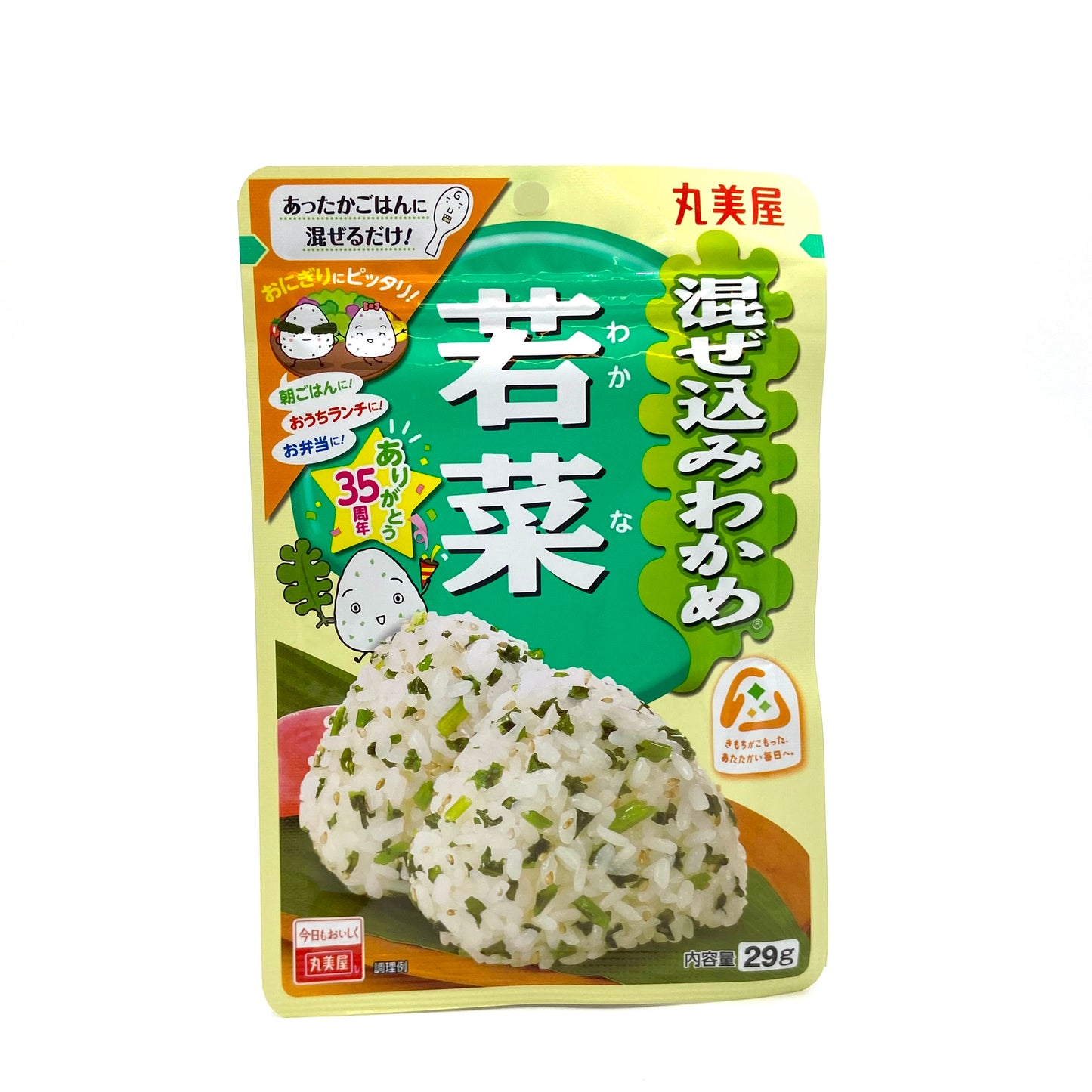 Marumiya Furikake con Alghe 29g 丸美屋　混ぜ込みわかめ　若菜