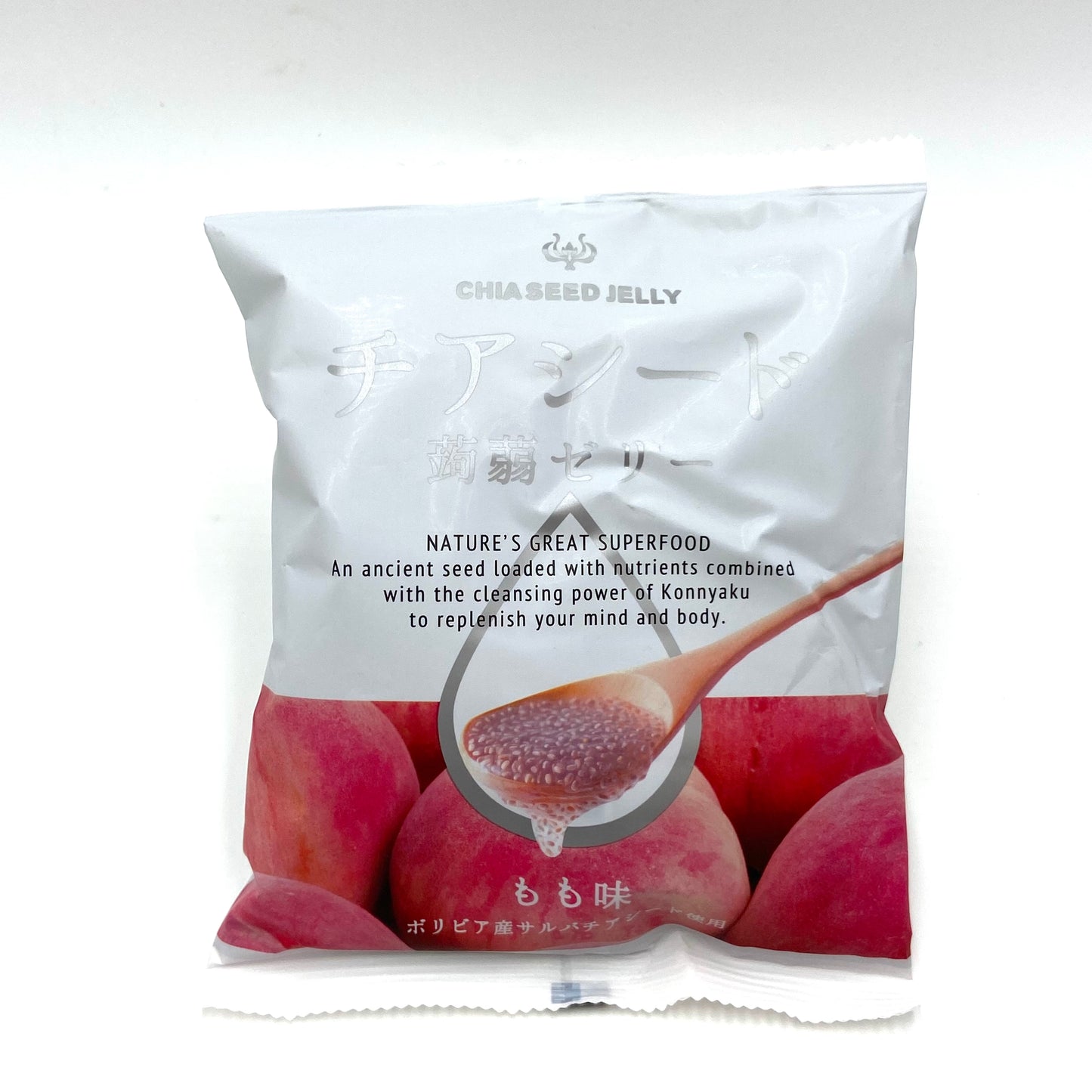 Wakashou Chia Seed Jelly Peach Flavor 165g