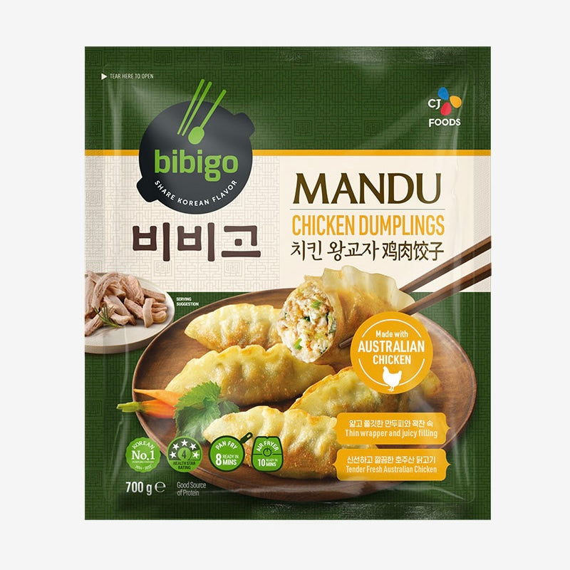 CJ Bibigo Mandu Pollo &Verdura ❄️ 비비고 치킨 왕교