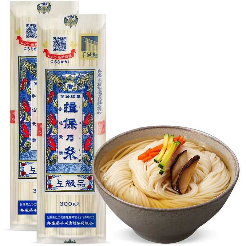 Kanesu SeimenTenobe Somen Ibo No Ito Jyokyuhin 300g 揖保乃糸　手延べ素麺　上級品