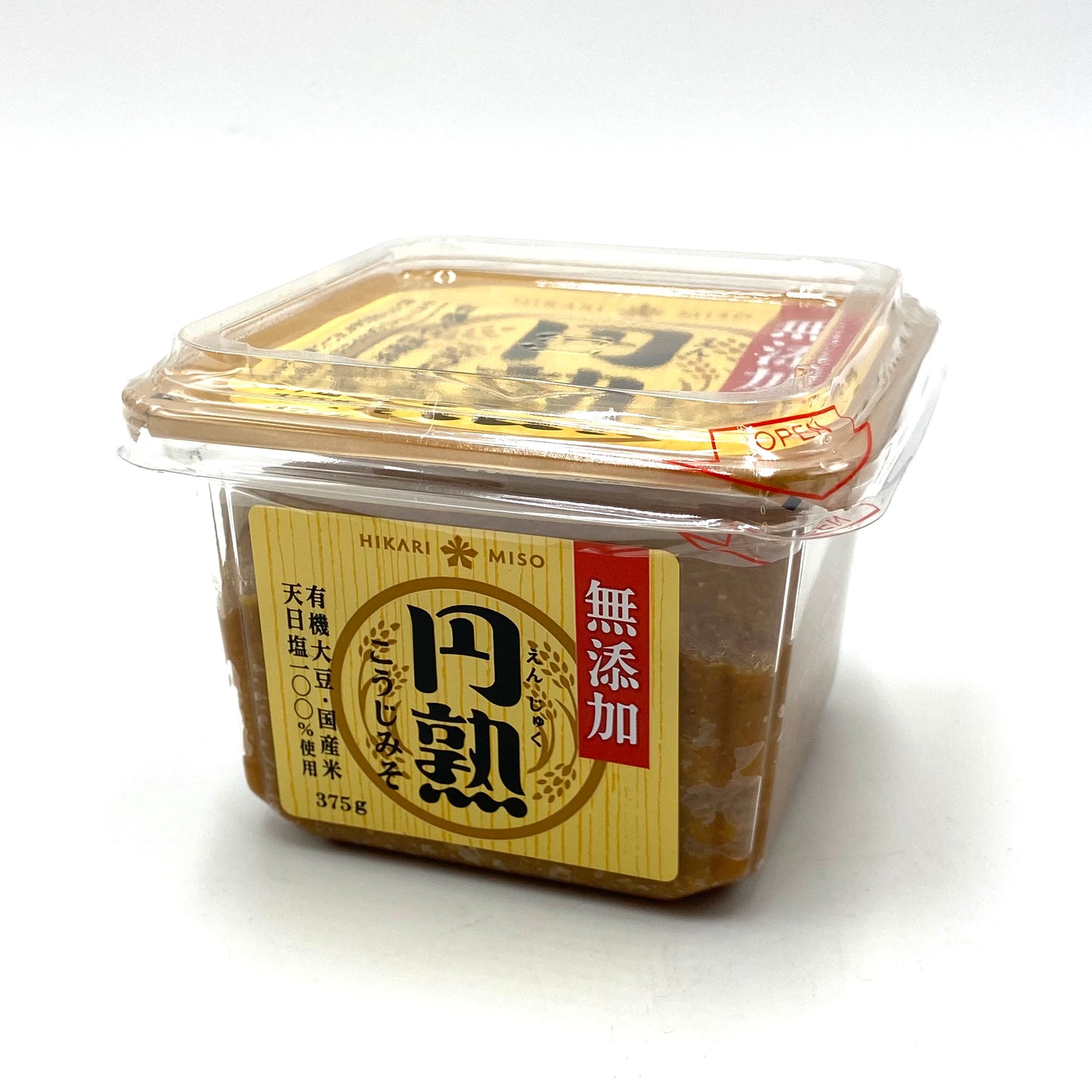 Hikari Enjuku Koji Miso 375g ひかり味噌　無添加　円熟こうじみそ