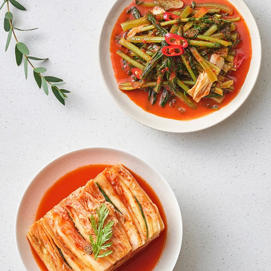 CJ Bibigo Young Radish Kimchi 450g 💧 비비고 열무김치