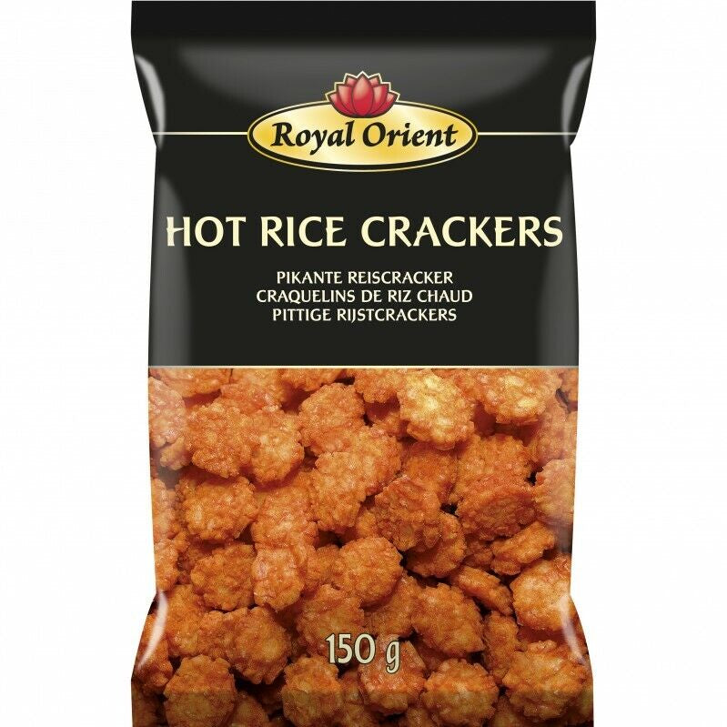 Royal Oriental Hot Rice Crackers 150g