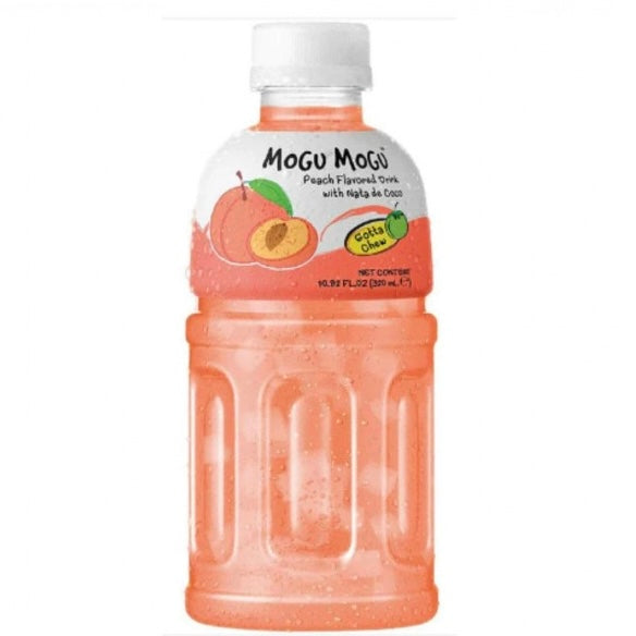 Mogu Mogu Peach Flavored Juice +Nata de Coco 320ml