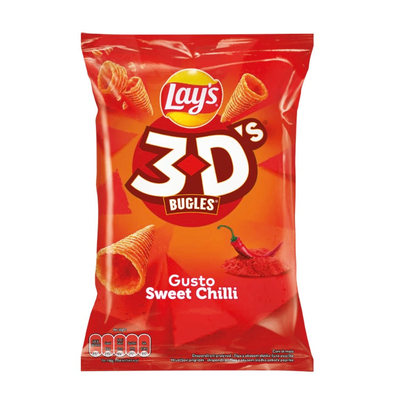 Lay’s 3D Bugles Sweet Chilli 100g