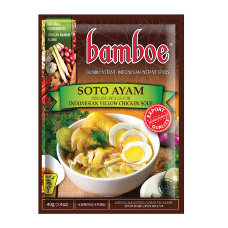 Bamboe Soto Ayam Indonesian Yellow Chicken Soup 40g