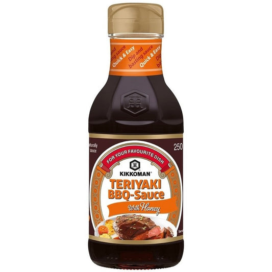 Kikkoman Teriyaki BBQ Sauce with Honey 250ml キッコーマン照り焼きBBQソース　はちみつ風味