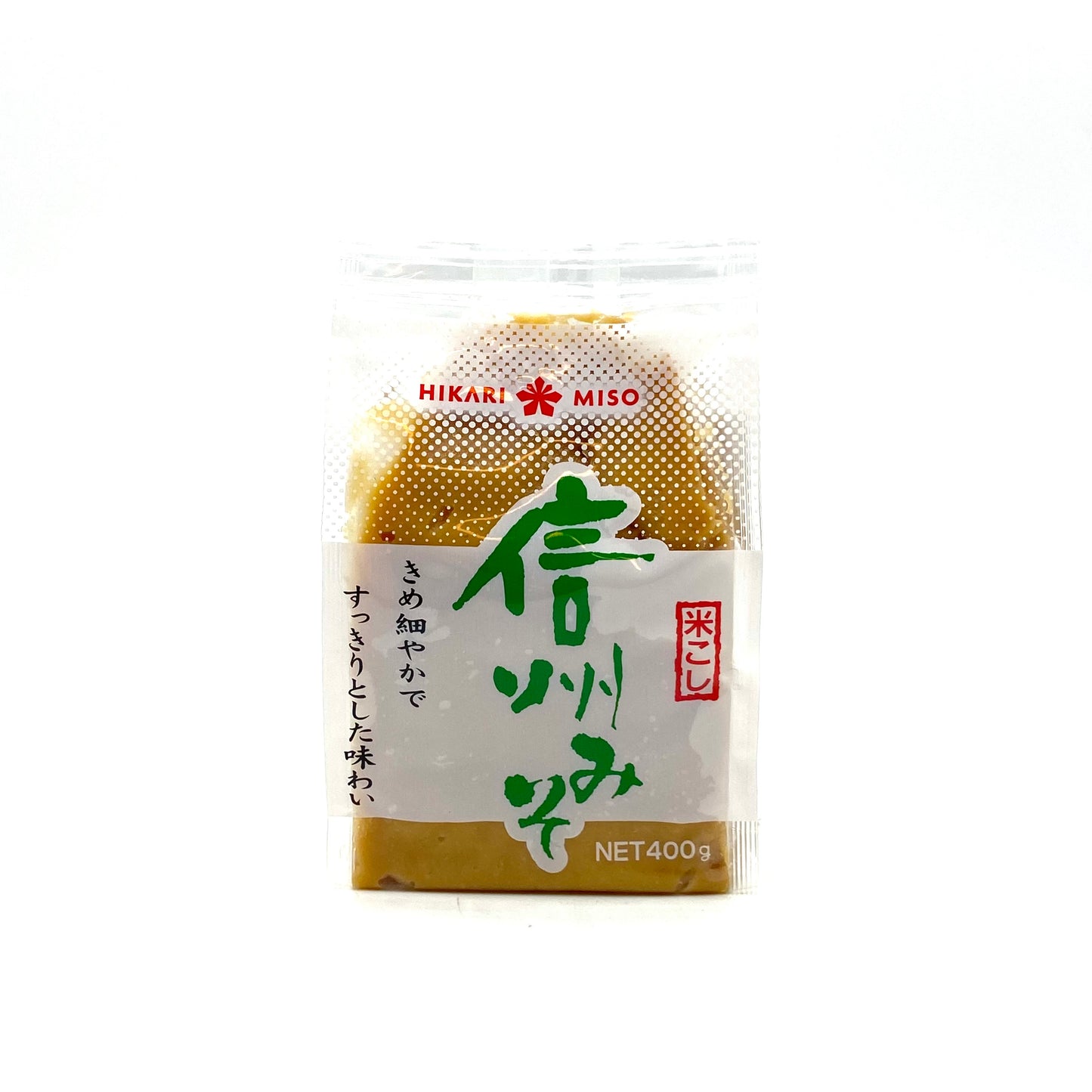 Hikari Shinsu White Miso 400g 信州みそ　米こし