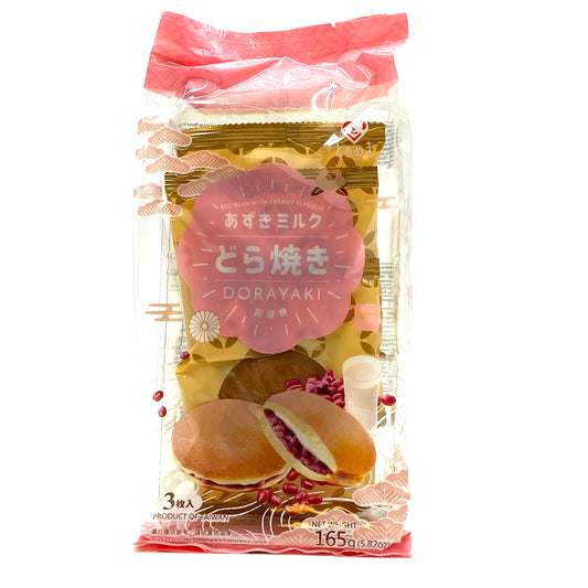 Tokimeki Dorayaki Creamy Red Beans 165g ときめき　あずきミルクどら焼き