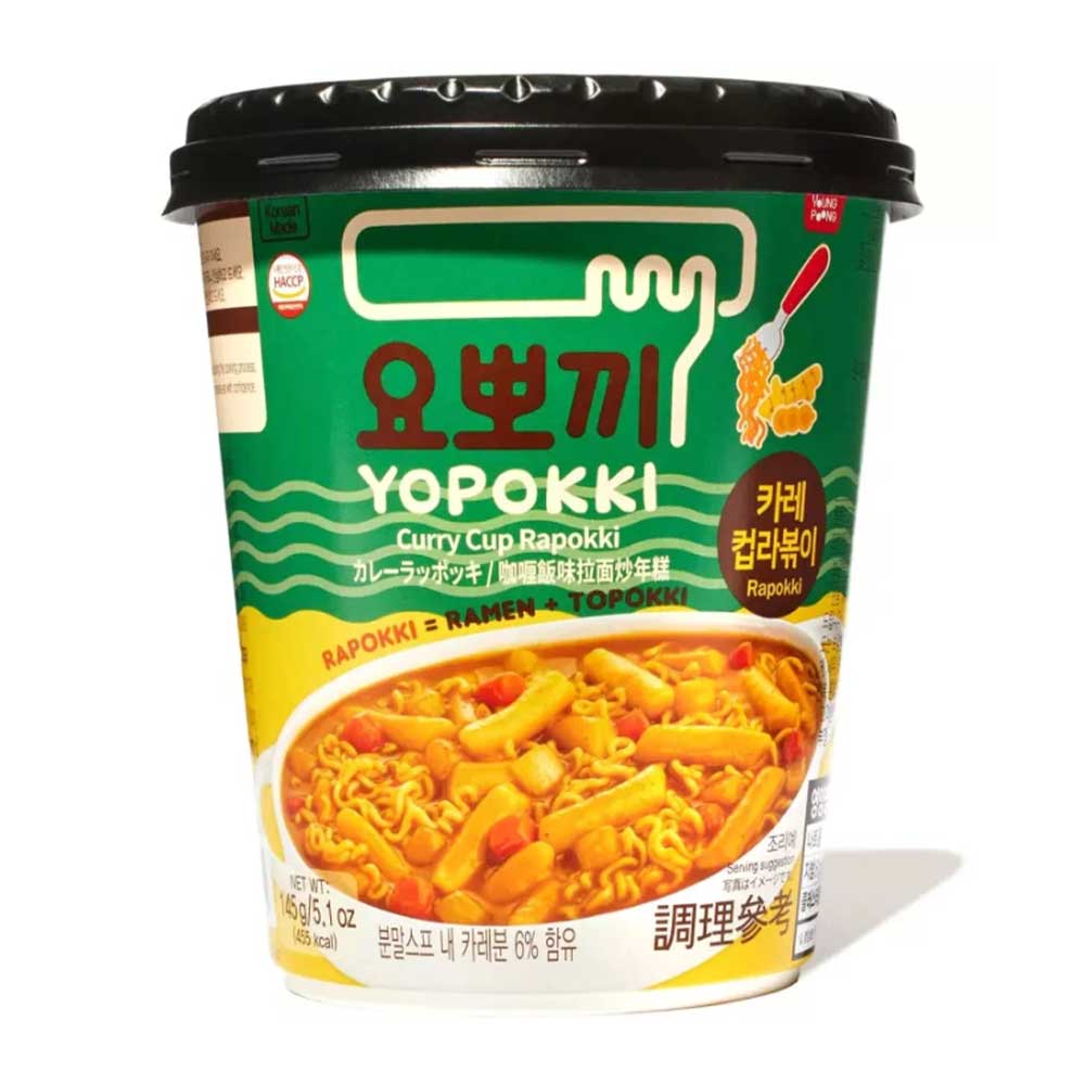 YoungPoong cup Yoppokki Rapokki Curry 145g