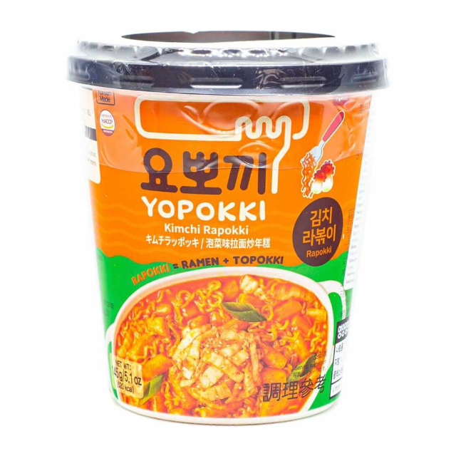 YoungPoong cup Yoppokki Rapokki Kimchi 145g