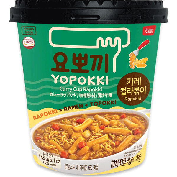 YoungPoong cup Yoppokki Rapallo Curry 145g