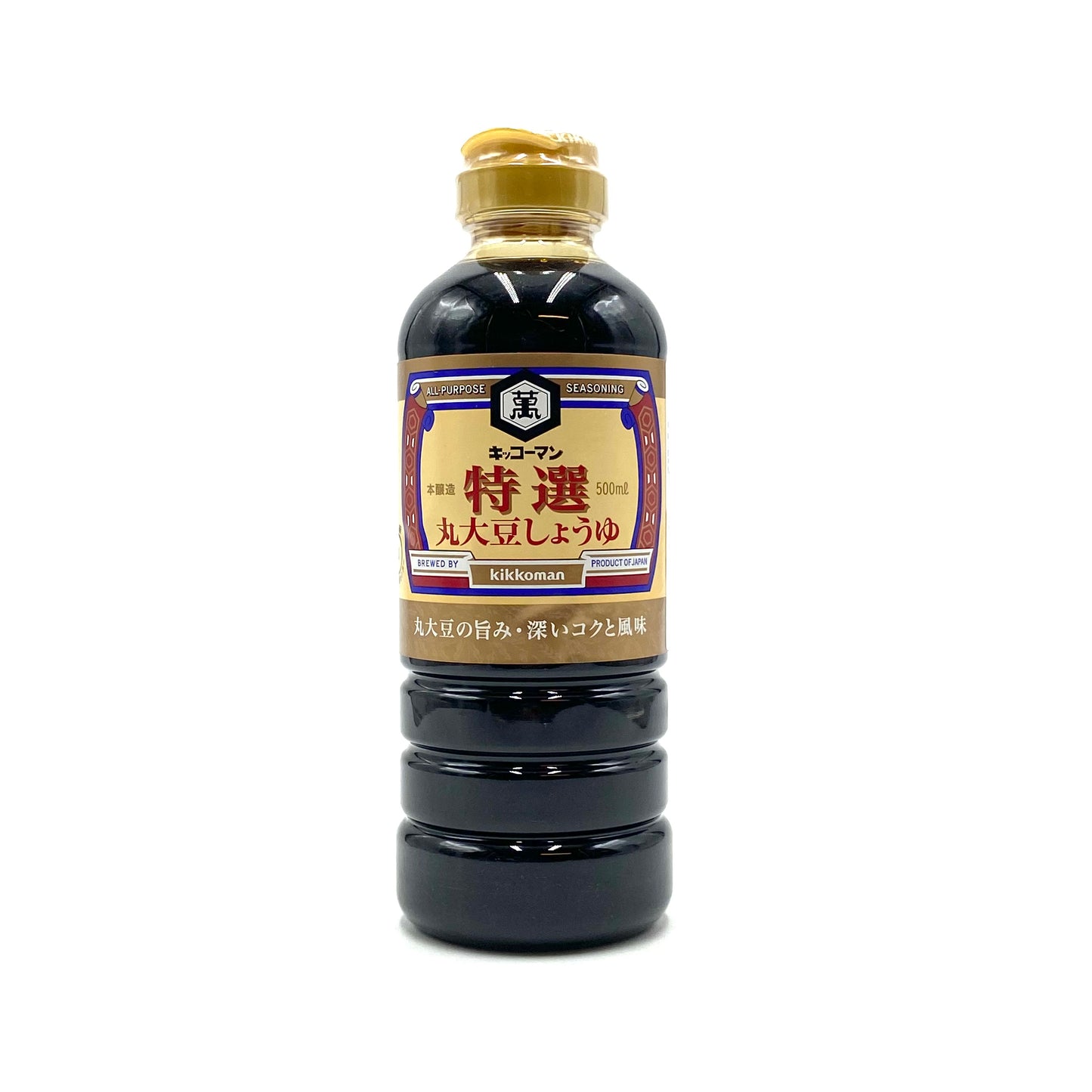 Kikkoman Premium Soy Sauce Tokusen Marudaizu Shoyu 500ml キッコーマン特選丸大豆しょうゆ