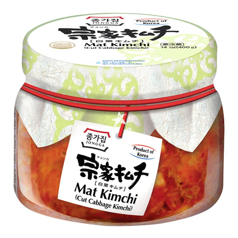 Jongga Mat Kimchi Cut Cabbage 400g 💧