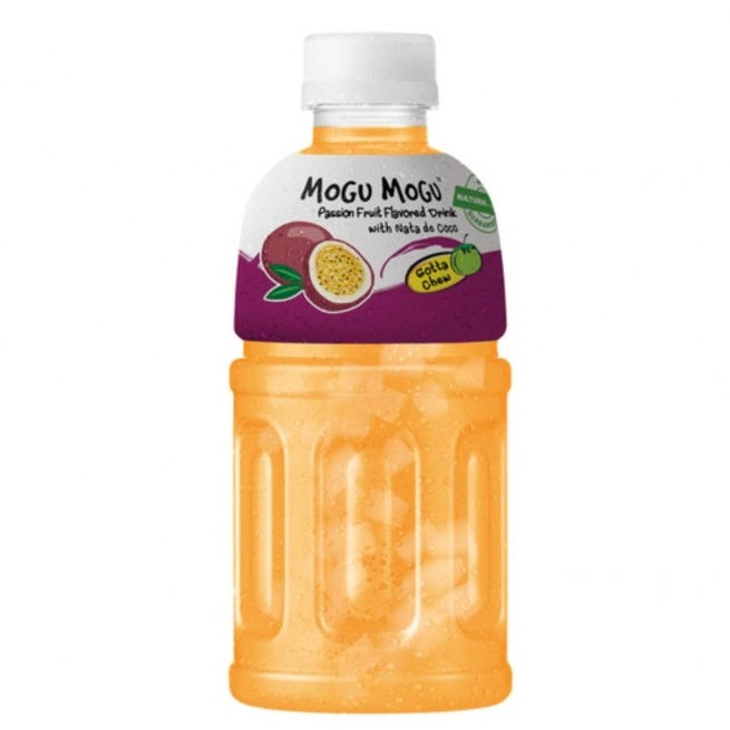 Mogu Mogu Passion Fruit Juice +Nata de Coco 320ml