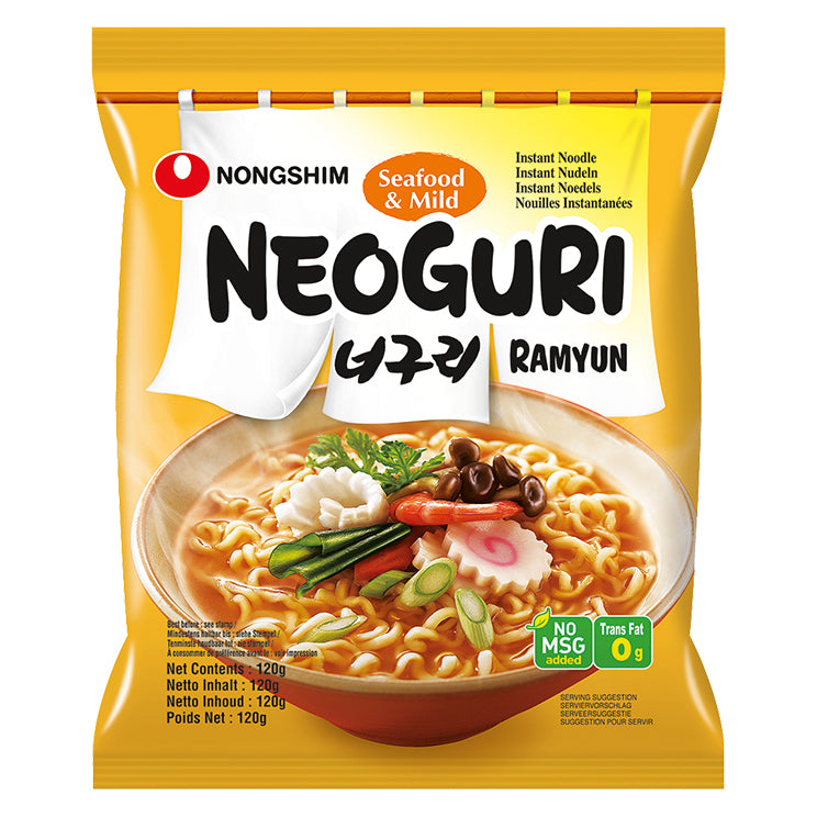 NS neoguri rumyun mild fish 120g 韩国农心海鲜中等辣味