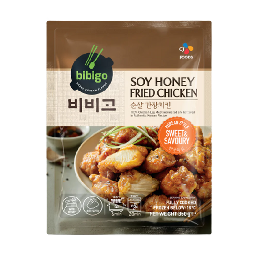 CJ Bibigo Soy Honey Fried Chichekn 350g ❄️ 비비고 순살 간장치킨