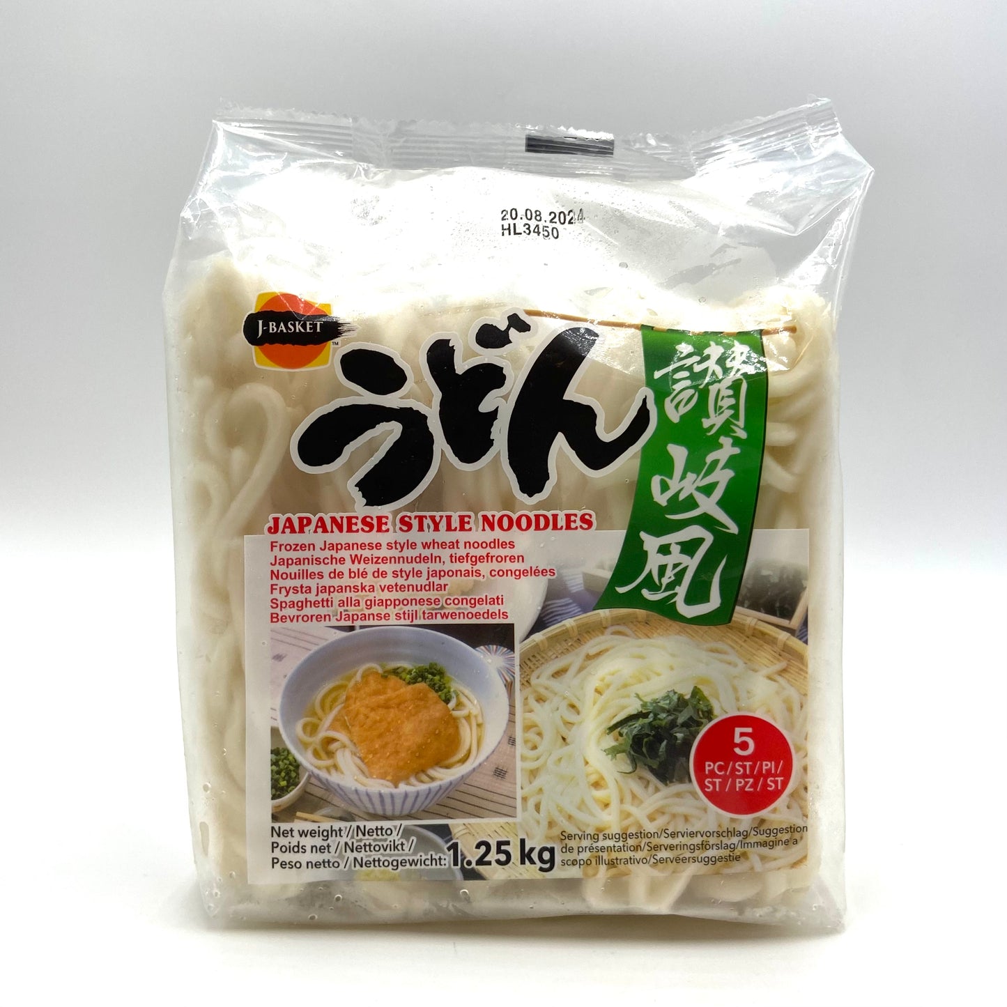 J-Basket Sanuki-Fu Udon 5pz 1.25kg ❄️ 讃岐風うどん