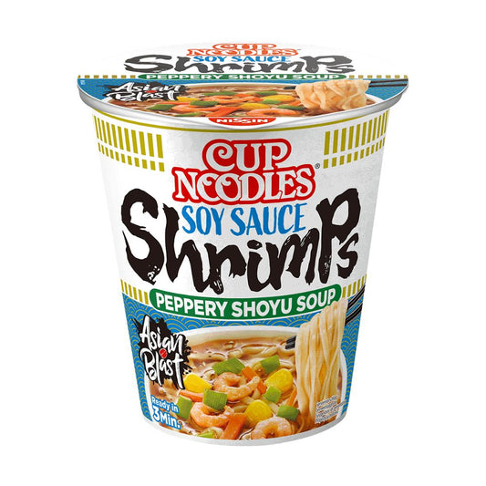 Nissin cup nds Shrimps Peppery Shoyu Soup 63g 日清 カップヌードル 醤油シュリンプ