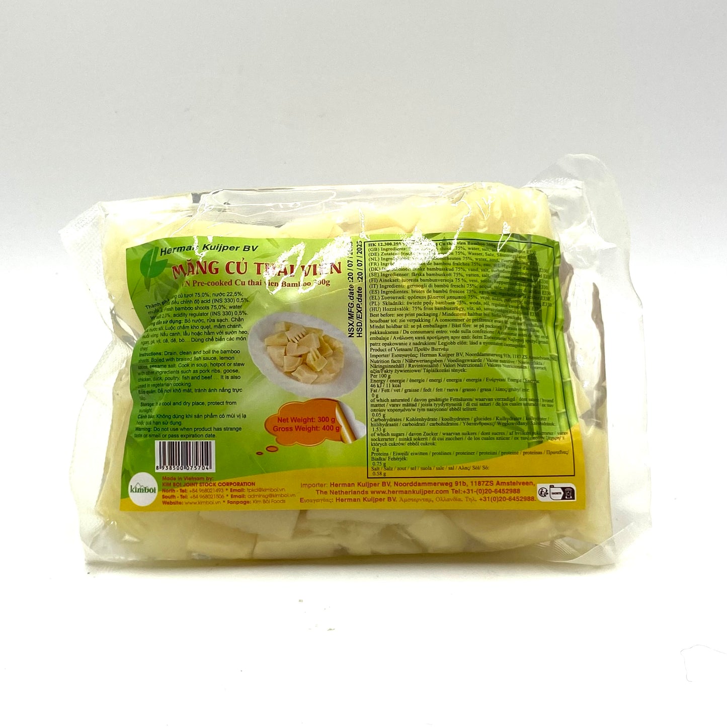 Mang Cu Lat Bamboo Cube Precooked 300g