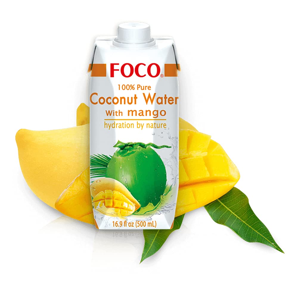 Foco Coconut Water Mango box 330ml