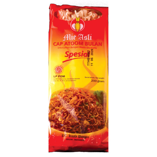 Atoom Bulan Mie Noodles Wide 200g