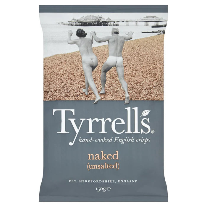Tyrrells Naked (No Salt) Crisps 150g