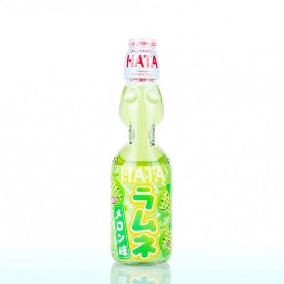 Hatakosen Ramune Melon 200ml ハタ鉱泉 ラムネ メロン