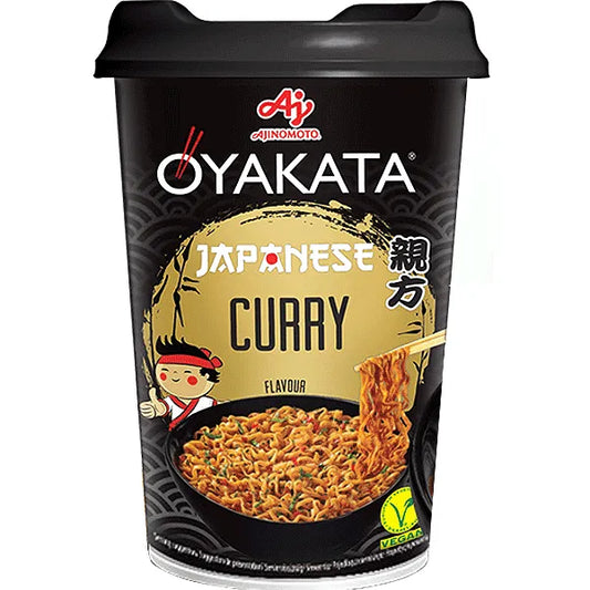 Oyakata cup Ndls Japanese Curry Flavor 90g 味の素　親方焼きそば　カレー