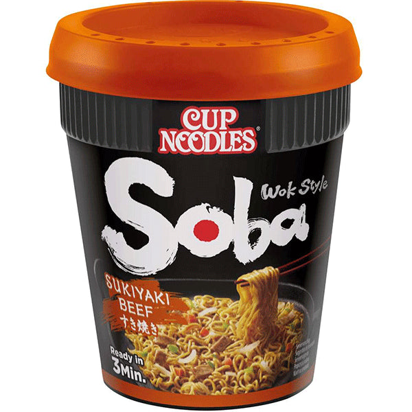 Nissin cup Soba Sukiyaki Beef 180g 日清カップ焼きそば　すき焼き