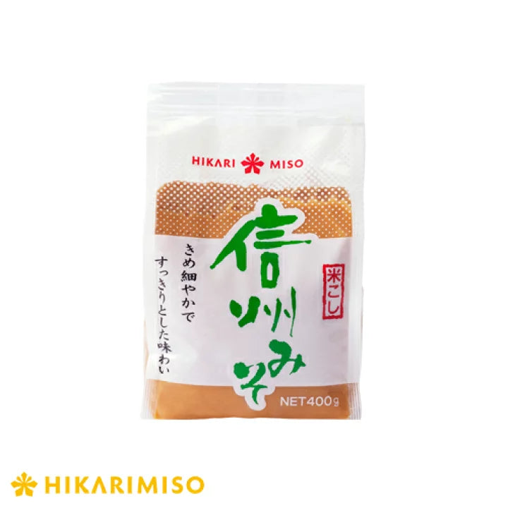 Hikari Shinsu White Miso 400g 信州みそ　米こし