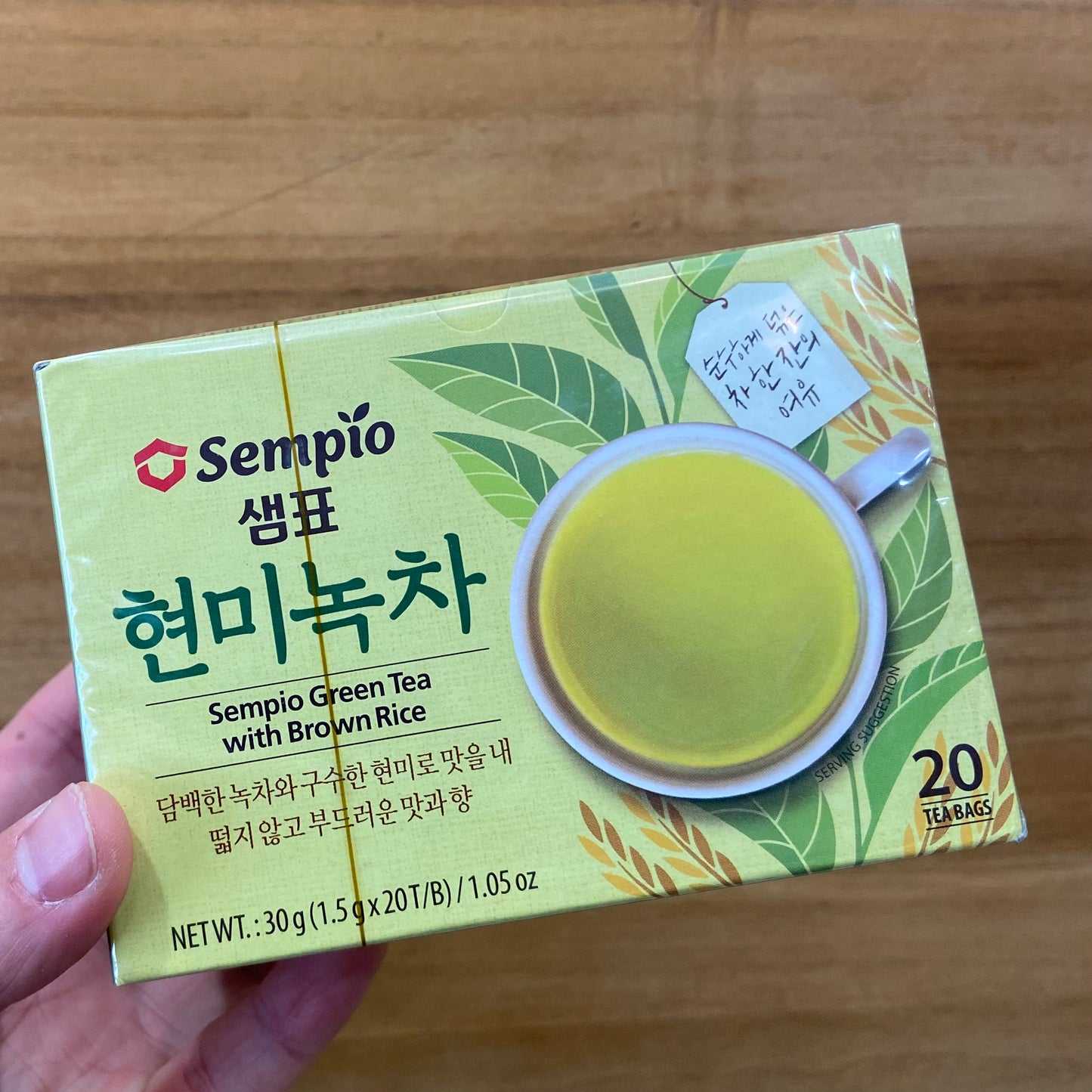 Sempio Green Tea with Brown Rice 30g 샘표 현미녹차