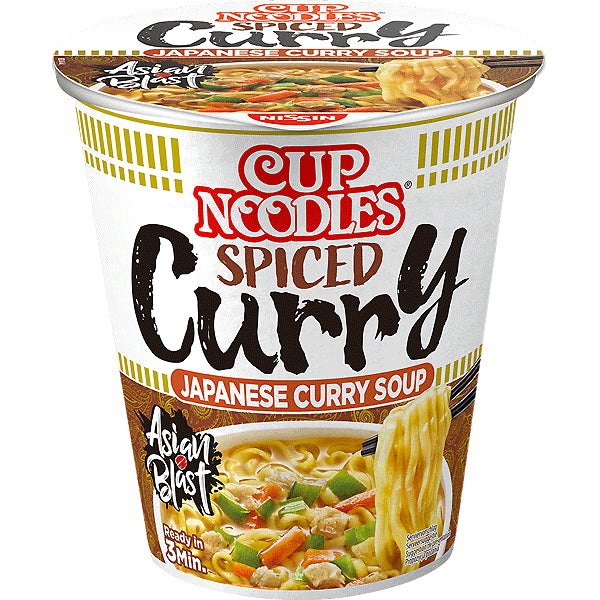 Nissin cup nds Spiced Curry 67g 日清 カップヌードル カレー