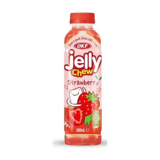 OKF Jelly Chew Strawberry 500ml