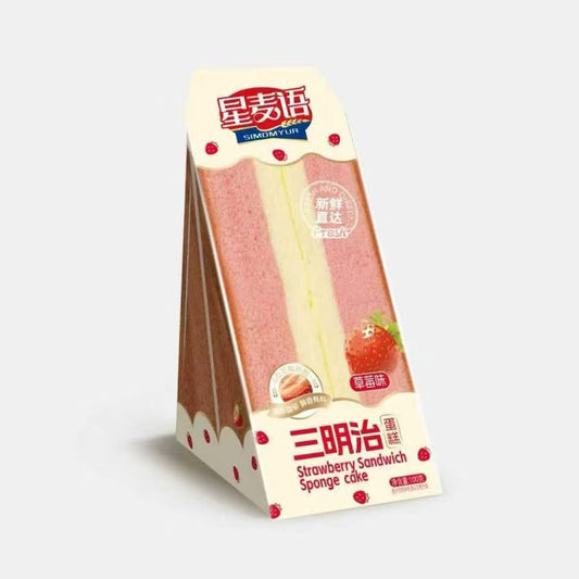 XMY Strawberry Sandwich Sponge Cake 100g