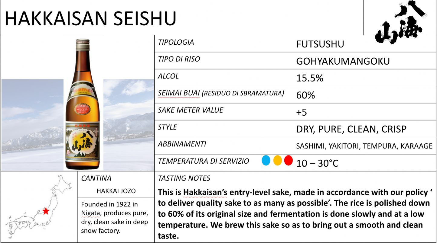 Hakkaisan Seishu 720ml 八海山