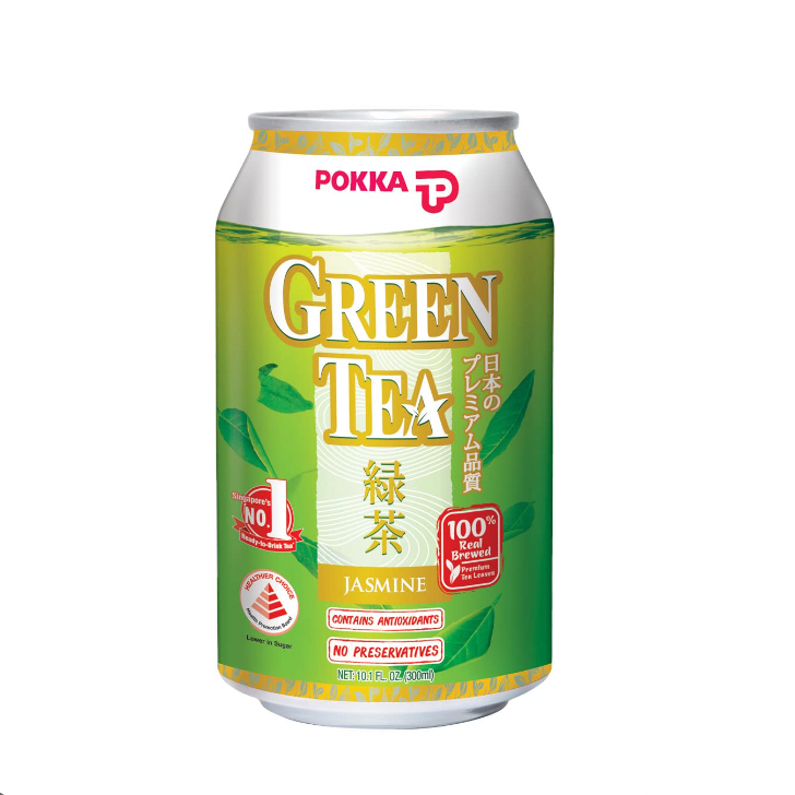 Pokka Green Tea with Jasmine 300ml ポッカ 緑茶ジャスミンティー