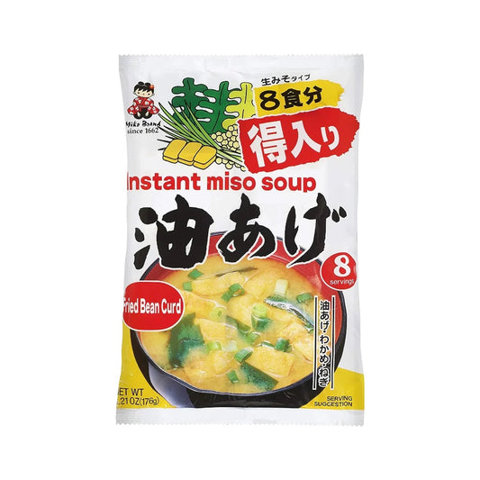 Miyasaka Zuppa di Miso con Aburaage 176g インスタント味噌汁　油あげ　生味噌タイプ8食分