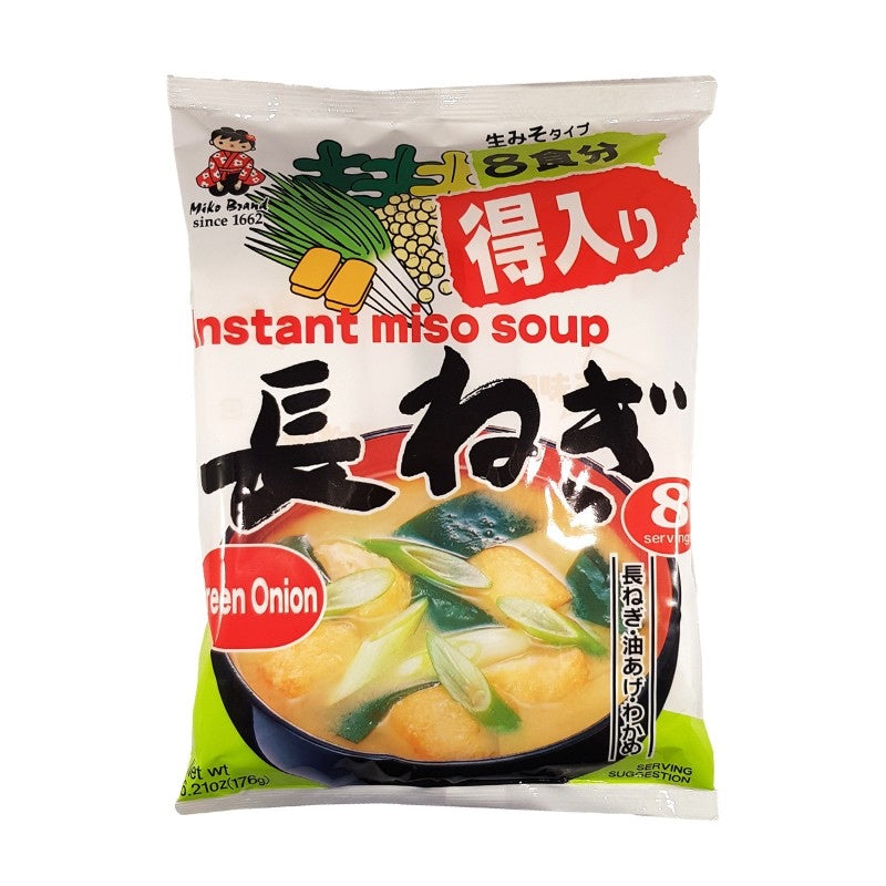 Miyasaka Zuppa di Miso inst con Scalogna 日本即食葱香味增汤