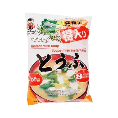 Miyasaka Zuppa di Miso inst con Tofu 151.2g インスタント味噌汁　とうふ　生味噌タイプ8食分