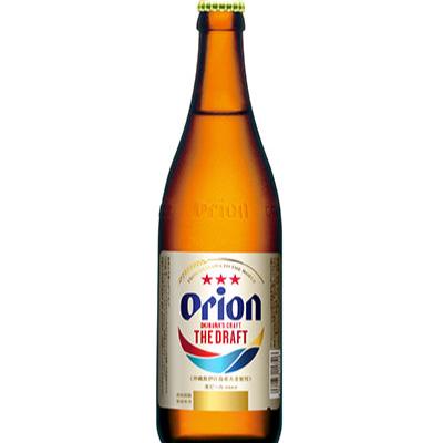 Orion Draft Beer made in Okinawa, Japan bot 500ml オリオン生ビール