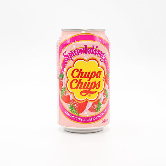 Chupa Chups Fragole 346ml 草莓奶油味苏打汽水
