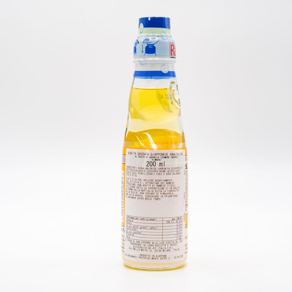 Kimura ganso ramune orange 200ml Kimura 元祖ビー玉ラムネ オレンジ