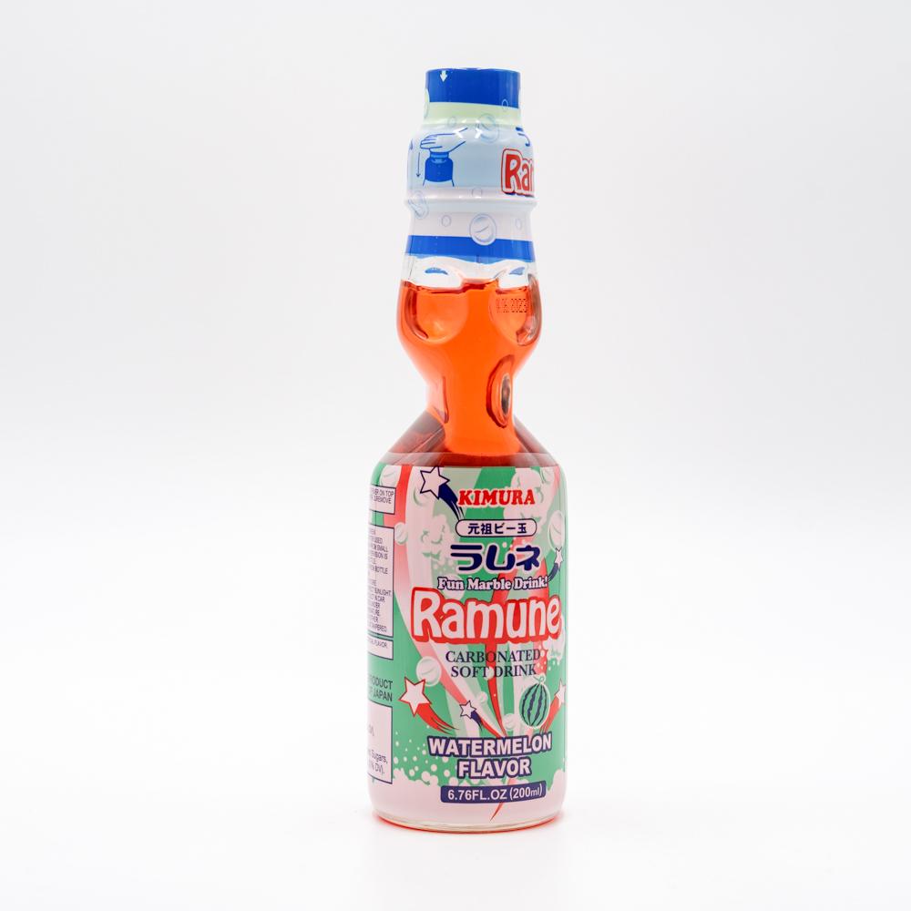 Kimura ganso ramune anguria 200ml Kimura 元祖ビー玉ラムネ　スイカ