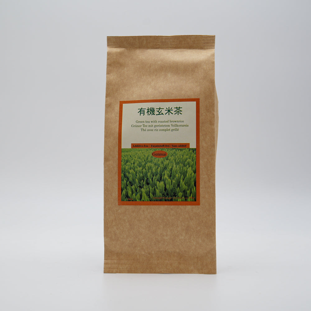 JRS Genmaicha organic green tea with roasted rice 100g 有机玄米茶