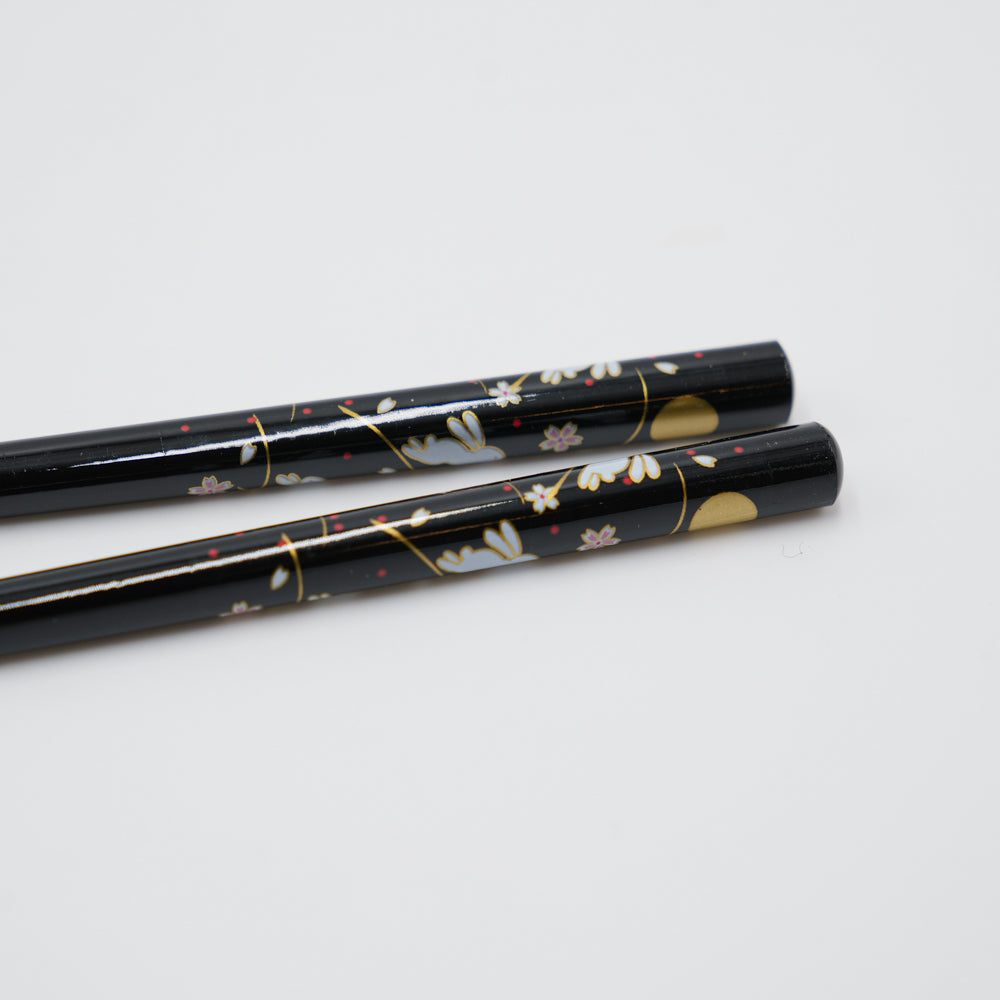 Yuzenbashi Chopsticks Black 1 Pair