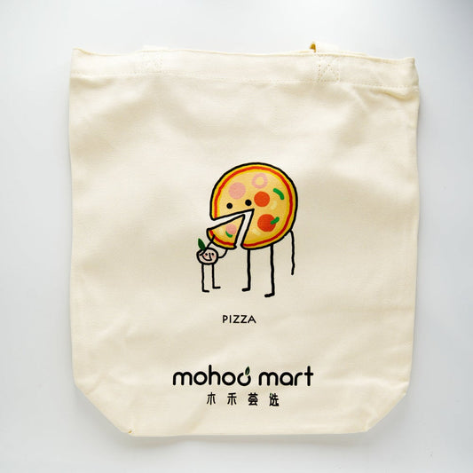 Borsa Shopper MOHOO X Artist 100% cotone *Pizza
