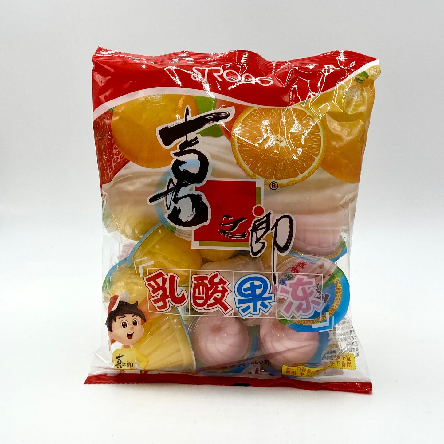 XZL gelatina alla frutta con latte 360g 喜之郎乳酸果冻