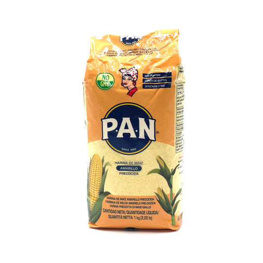 Pan Farina Di Mais Giallo Senza Glutine 1kg 有机黄玉米粉